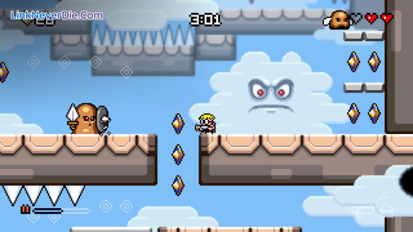 Hình ảnh trong game Mutant Mudds (screenshot) Hình ảnh trong game Mutant Mudds (screenshot)
