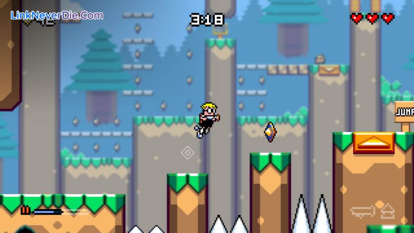 Hình ảnh trong game Mutant Mudds (screenshot) Hình ảnh trong game Mutant Mudds (screenshot)
