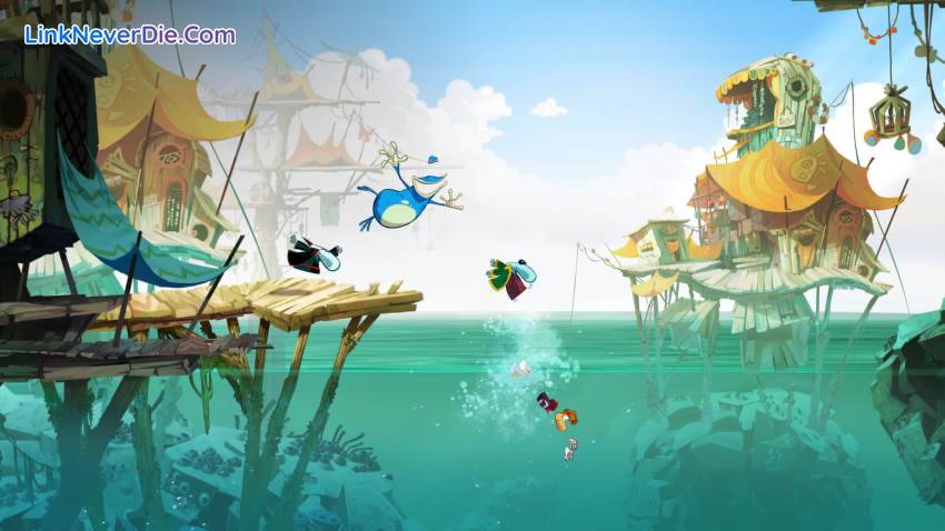 Hình ảnh trong game Rayman Origins (screenshot) Hình ảnh trong game Rayman Origins (screenshot)