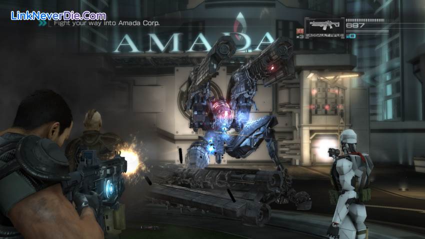 Hình ảnh trong game Binary Domain (screenshot) Hình ảnh trong game Binary Domain (screenshot)