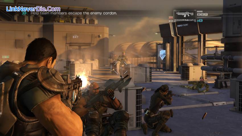 Hình ảnh trong game Binary Domain (screenshot) Hình ảnh trong game Binary Domain (screenshot)