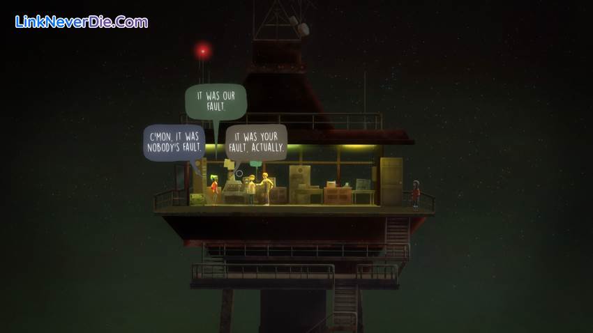 Hình ảnh trong game Oxenfree (screenshot) Hình ảnh trong game Oxenfree (screenshot)