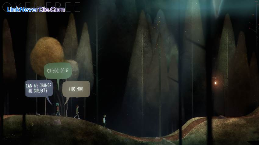 Hình ảnh trong game Oxenfree (screenshot) Hình ảnh trong game Oxenfree (screenshot)