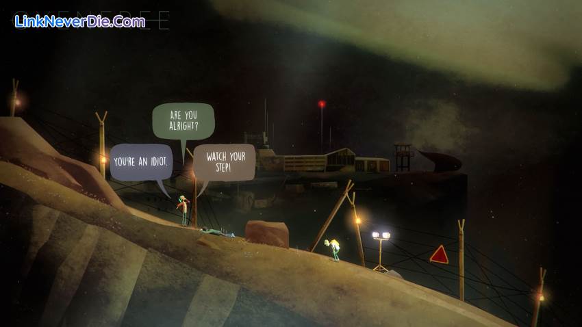 Hình ảnh trong game Oxenfree (screenshot) Hình ảnh trong game Oxenfree (screenshot)
