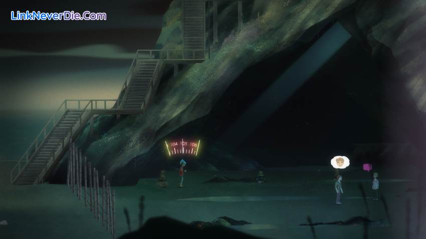 Hình ảnh trong game Oxenfree (screenshot) Hình ảnh trong game Oxenfree (screenshot)