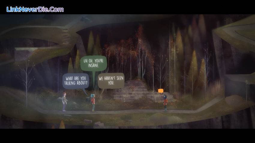 Hình ảnh trong game Oxenfree (screenshot) Hình ảnh trong game Oxenfree (screenshot)