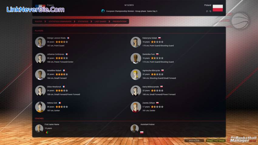 Hình ảnh trong game Pro Basketball Manager 2016 (screenshot) Hình ảnh trong game Pro Basketball Manager 2016 (screenshot)