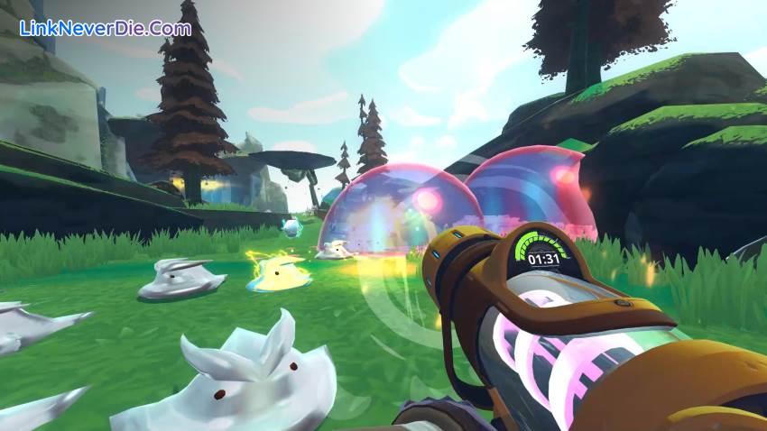 Hình ảnh trong game Slime Rancher (screenshot) Hình ảnh trong game Slime Rancher (screenshot)