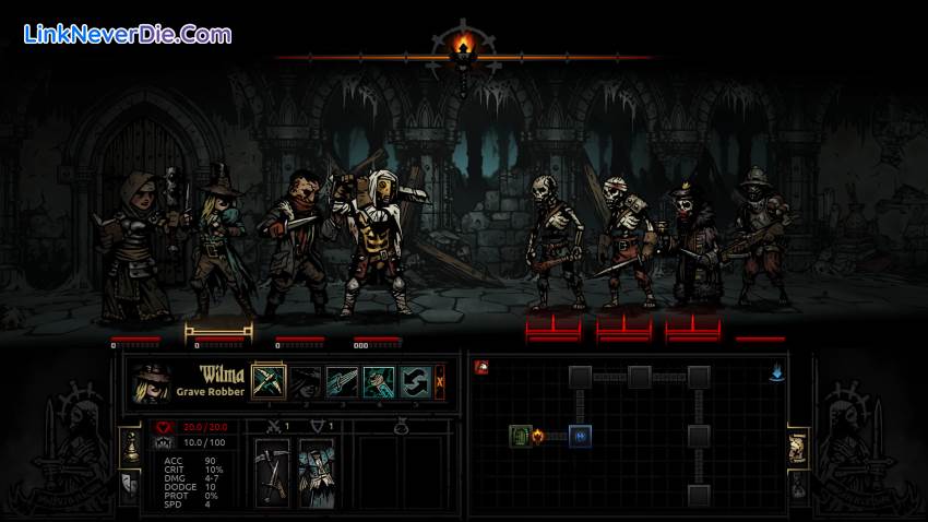 Hình ảnh trong game Darkest Dungeon (screenshot) Hình ảnh trong game Darkest Dungeon (screenshot)