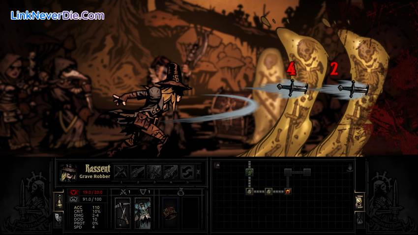 Hình ảnh trong game Darkest Dungeon (screenshot) Hình ảnh trong game Darkest Dungeon (screenshot)