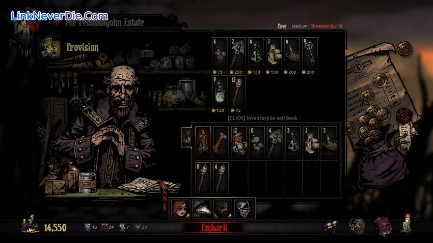 Hình ảnh trong game Darkest Dungeon (screenshot) Hình ảnh trong game Darkest Dungeon (screenshot)