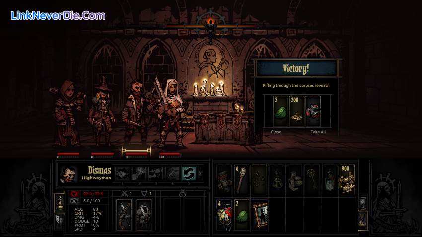 Hình ảnh trong game Darkest Dungeon (screenshot) Hình ảnh trong game Darkest Dungeon (screenshot)