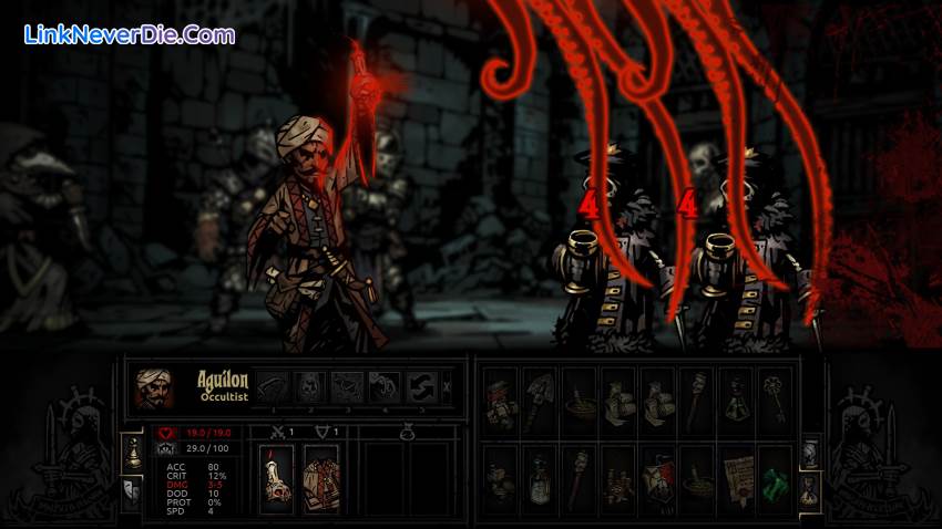 Hình ảnh trong game Darkest Dungeon (screenshot) Hình ảnh trong game Darkest Dungeon (screenshot)