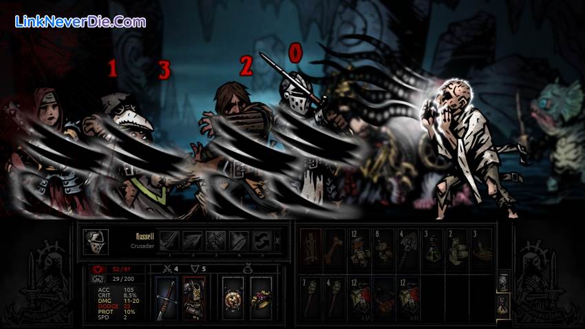 Hình ảnh trong game Darkest Dungeon (screenshot) Hình ảnh trong game Darkest Dungeon (screenshot)