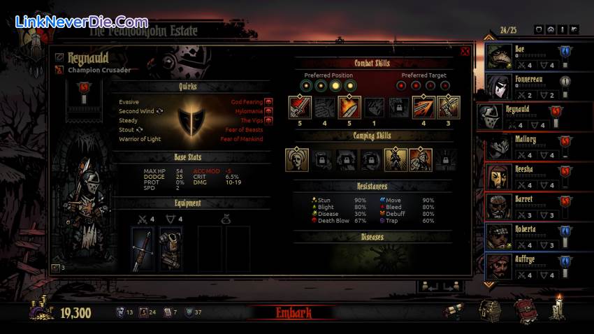 Hình ảnh trong game Darkest Dungeon (screenshot) Hình ảnh trong game Darkest Dungeon (screenshot)