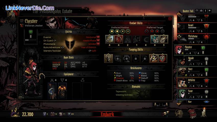 Hình ảnh trong game Darkest Dungeon (screenshot) Hình ảnh trong game Darkest Dungeon (screenshot)