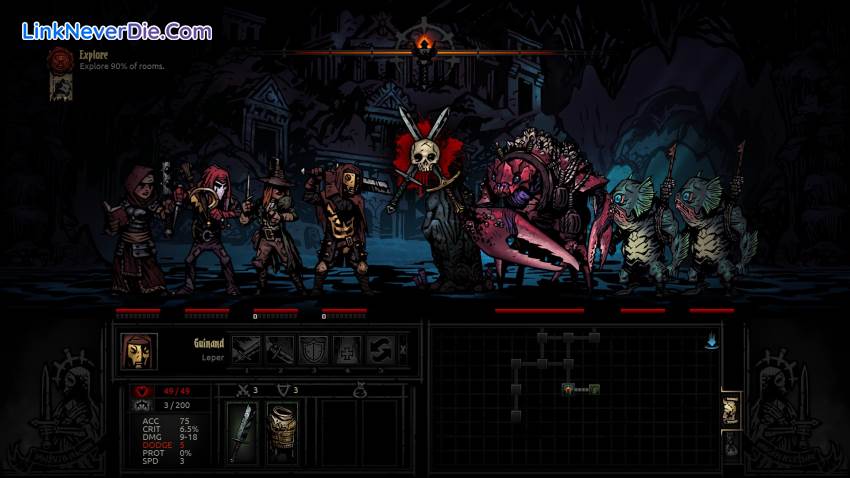 Hình ảnh trong game Darkest Dungeon (screenshot) Hình ảnh trong game Darkest Dungeon (screenshot)