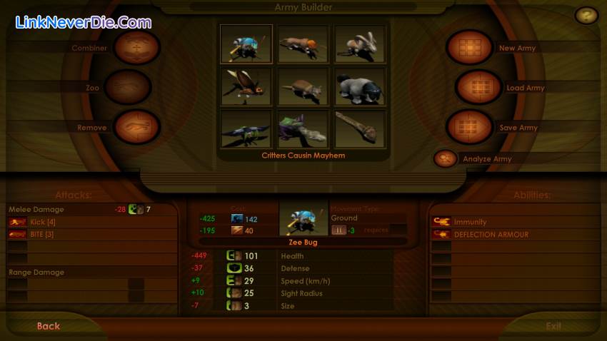 Hình ảnh trong game Impossible Creatures (screenshot) Hình ảnh trong game Impossible Creatures (screenshot)