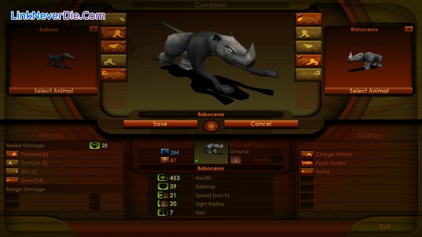 Hình ảnh trong game Impossible Creatures (screenshot) Hình ảnh trong game Impossible Creatures (screenshot)
