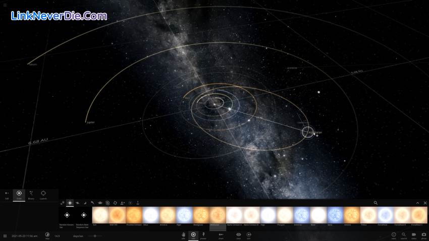Hình ảnh trong game Universe Sandbox (screenshot) Hình ảnh trong game Universe Sandbox (screenshot)