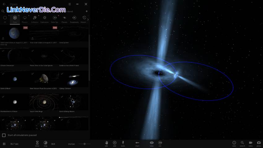 Hình ảnh trong game Universe Sandbox (screenshot) Hình ảnh trong game Universe Sandbox (screenshot)