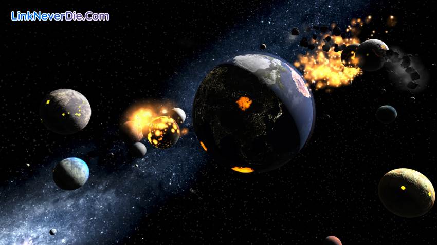 Hình ảnh trong game Universe Sandbox (screenshot) Hình ảnh trong game Universe Sandbox (screenshot)