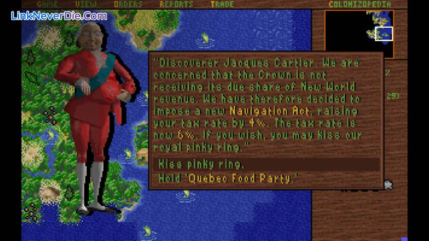 Hình ảnh trong game Sid Meier's Colonization (screenshot) Hình ảnh trong game Sid Meier's Colonization (screenshot)