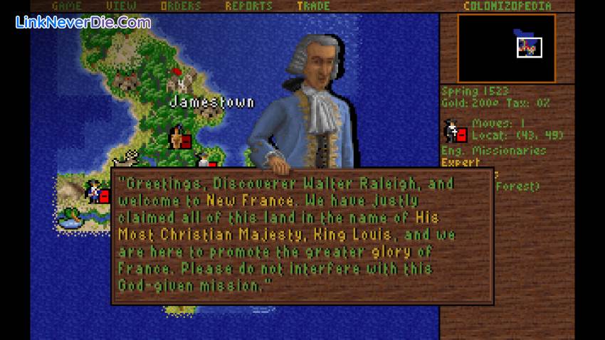 Hình ảnh trong game Sid Meier's Colonization (screenshot) Hình ảnh trong game Sid Meier's Colonization (screenshot)