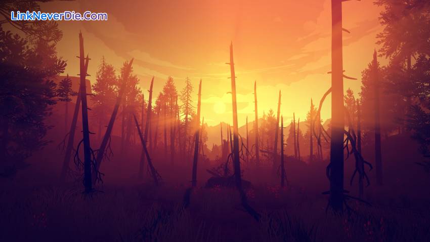 Hình ảnh trong game Firewatch (screenshot) Hình ảnh trong game Firewatch (screenshot)