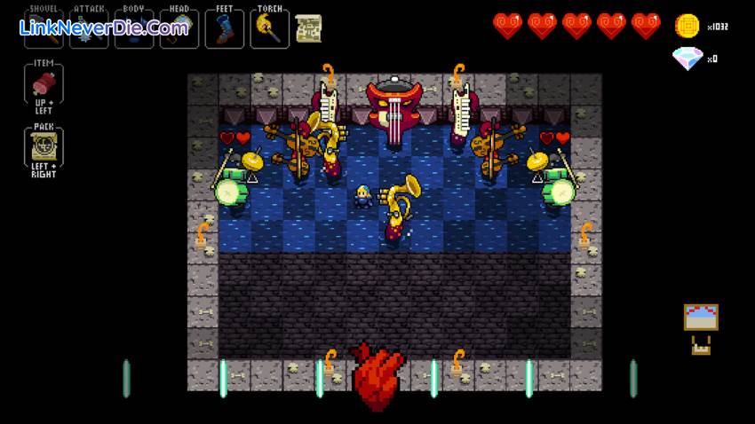Hình ảnh trong game Crypt of the NecroDancer (screenshot) Hình ảnh trong game Crypt of the NecroDancer (screenshot)