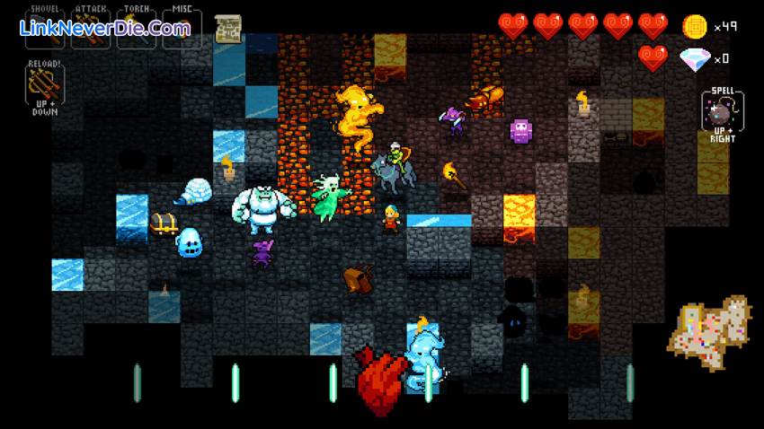 Hình ảnh trong game Crypt of the NecroDancer (screenshot) Hình ảnh trong game Crypt of the NecroDancer (screenshot)