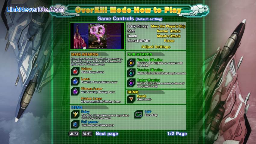 Hình ảnh trong game Raiden 4: OverKill (screenshot) Hình ảnh trong game Raiden 4: OverKill (screenshot)