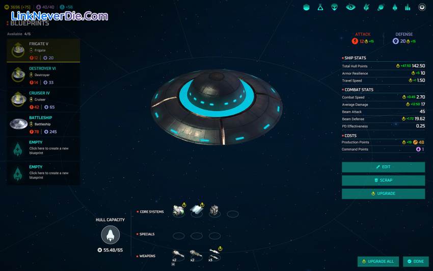 Hình ảnh trong game Master of Orion Collector's Edition (screenshot) Hình ảnh trong game Master of Orion Collector's Edition (screenshot)