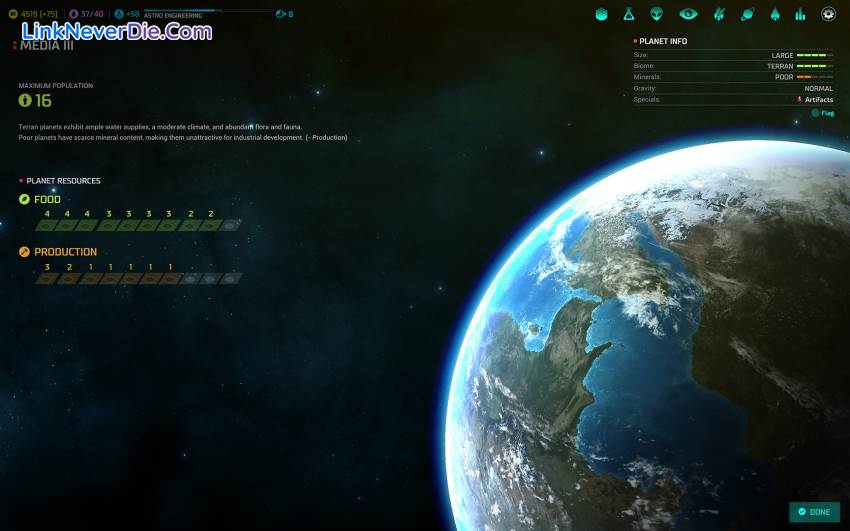Hình ảnh trong game Master of Orion Collector's Edition (screenshot) Hình ảnh trong game Master of Orion Collector's Edition (screenshot)