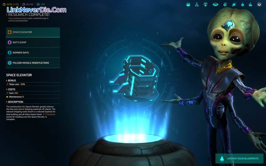 Hình ảnh trong game Master of Orion Collector's Edition (screenshot) Hình ảnh trong game Master of Orion Collector's Edition (screenshot)