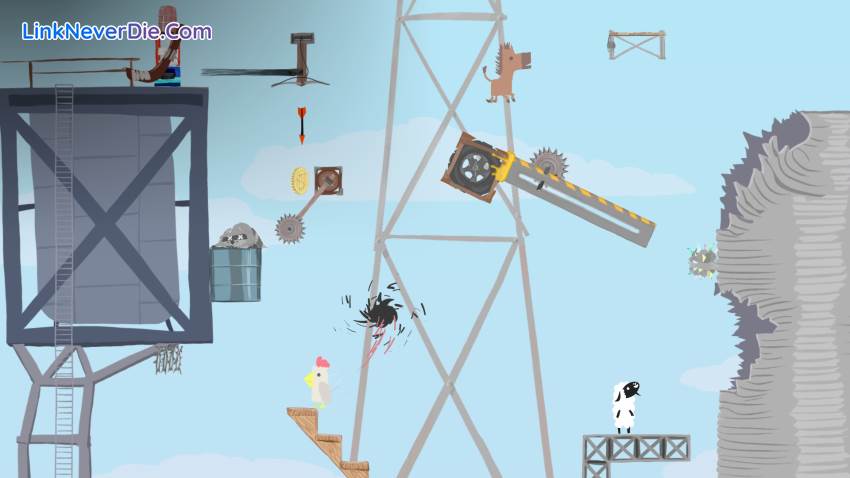 Hình ảnh trong game Ultimate Chicken Horse (screenshot) Hình ảnh trong game Ultimate Chicken Horse (screenshot)