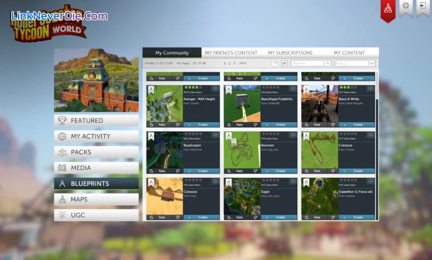 Hình ảnh trong game RollerCoaster Tycoon World (screenshot) Hình ảnh trong game RollerCoaster Tycoon World (screenshot)