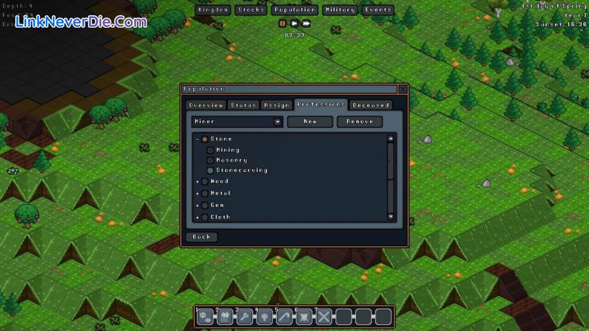 Hình ảnh trong game Gnomoria (screenshot) Hình ảnh trong game Gnomoria (screenshot)