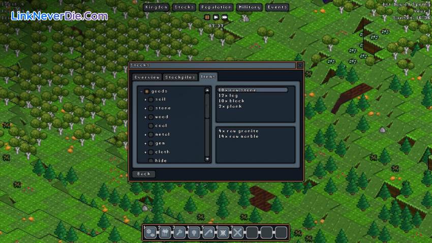 Hình ảnh trong game Gnomoria (screenshot) Hình ảnh trong game Gnomoria (screenshot)
