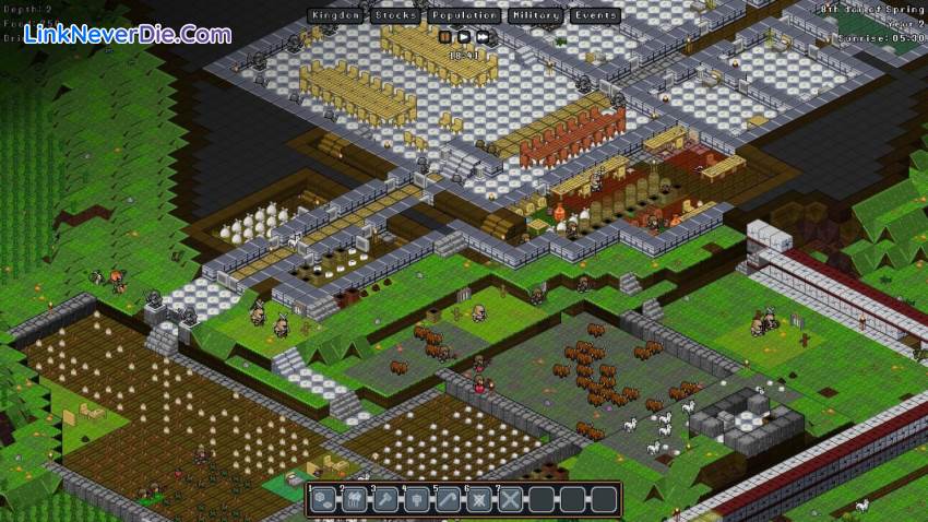 Hình ảnh trong game Gnomoria (screenshot) Hình ảnh trong game Gnomoria (screenshot)