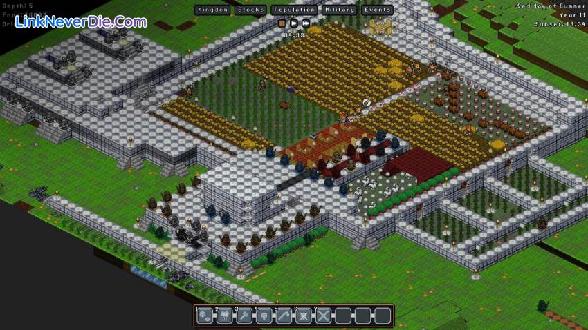 Hình ảnh trong game Gnomoria (screenshot) Hình ảnh trong game Gnomoria (screenshot)