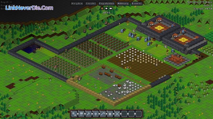 Hình ảnh trong game Gnomoria (screenshot) Hình ảnh trong game Gnomoria (screenshot)