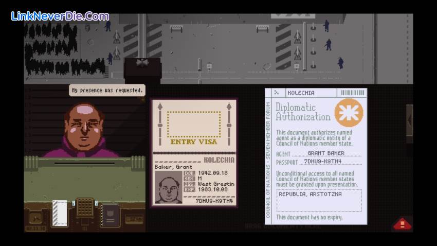 Hình ảnh trong game Papers, Please (screenshot) Hình ảnh trong game Papers, Please (screenshot)
