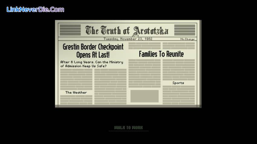 Hình ảnh trong game Papers, Please (screenshot) Hình ảnh trong game Papers, Please (screenshot)