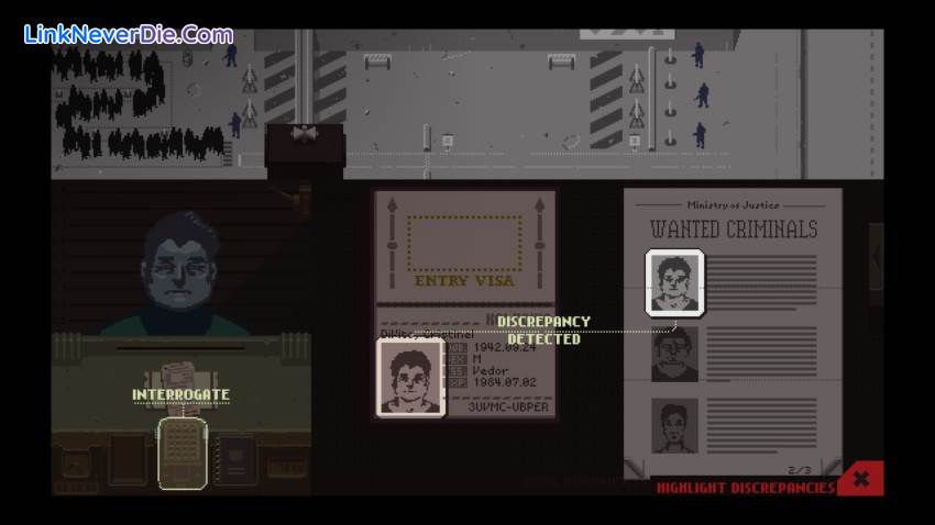 Hình ảnh trong game Papers, Please (screenshot) Hình ảnh trong game Papers, Please (screenshot)