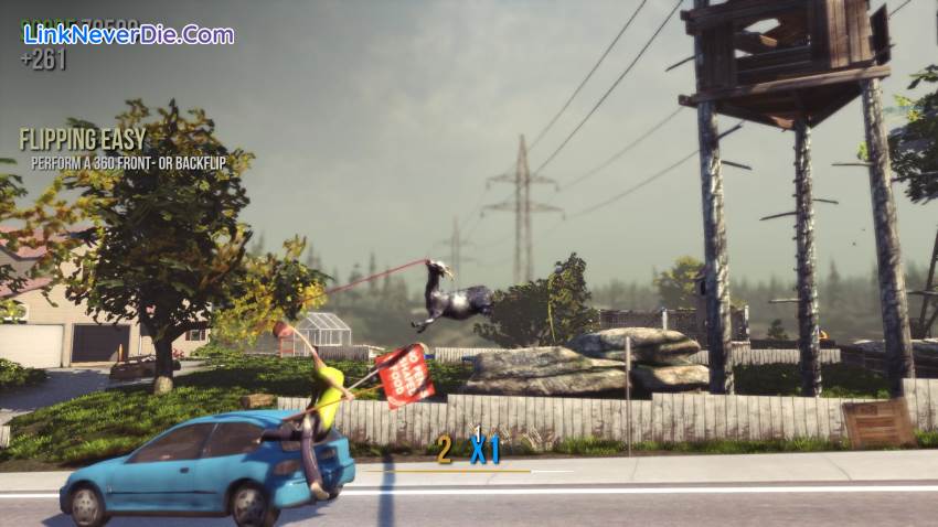 Hình ảnh trong game Goat Simulator (screenshot) Hình ảnh trong game Goat Simulator (screenshot)