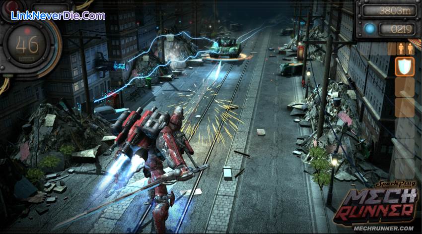 Hình ảnh trong game MechRunner (screenshot) Hình ảnh trong game MechRunner (screenshot)