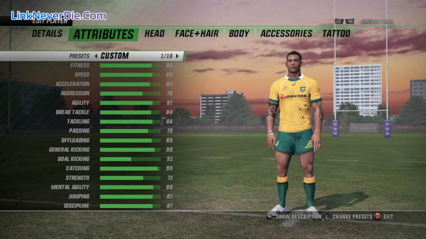 Hình ảnh trong game Rugby Challenge 3 (screenshot) Hình ảnh trong game Rugby Challenge 3 (screenshot)