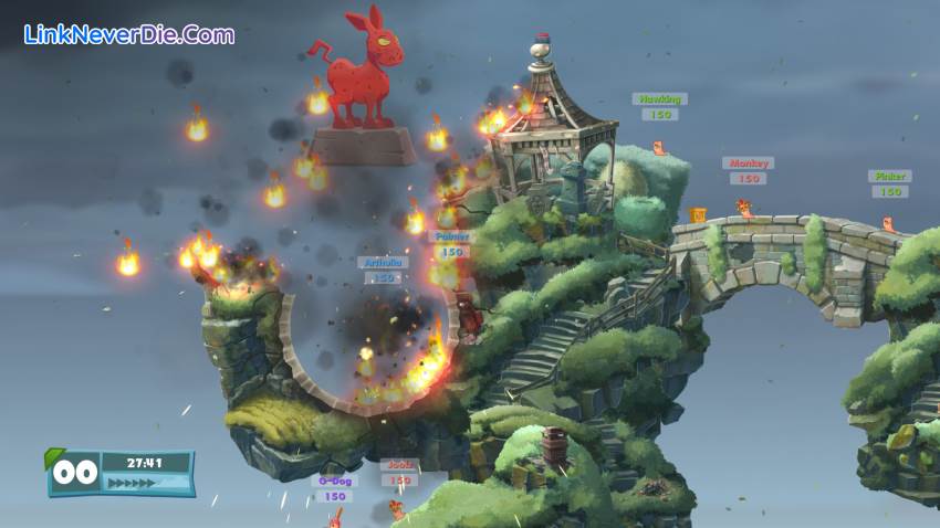 Hình ảnh trong game Worms W.M.D (screenshot) Hình ảnh trong game Worms W.M.D (screenshot)