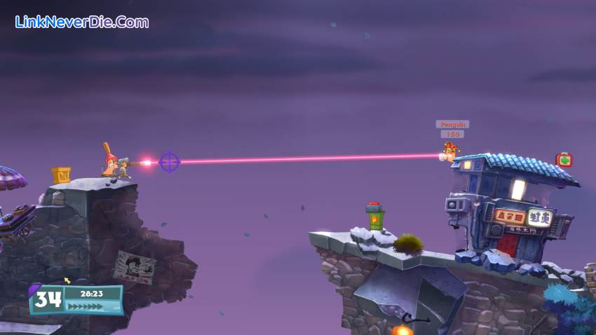 Hình ảnh trong game Worms W.M.D (screenshot) Hình ảnh trong game Worms W.M.D (screenshot)